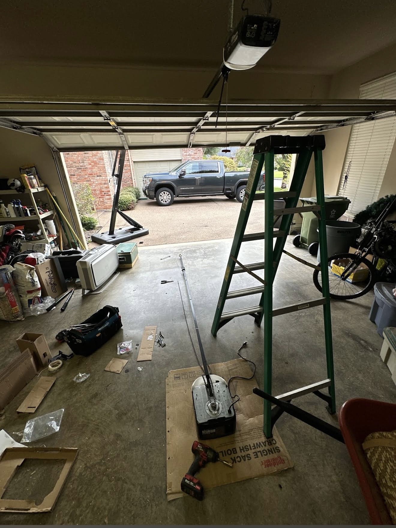 Garage renovation project