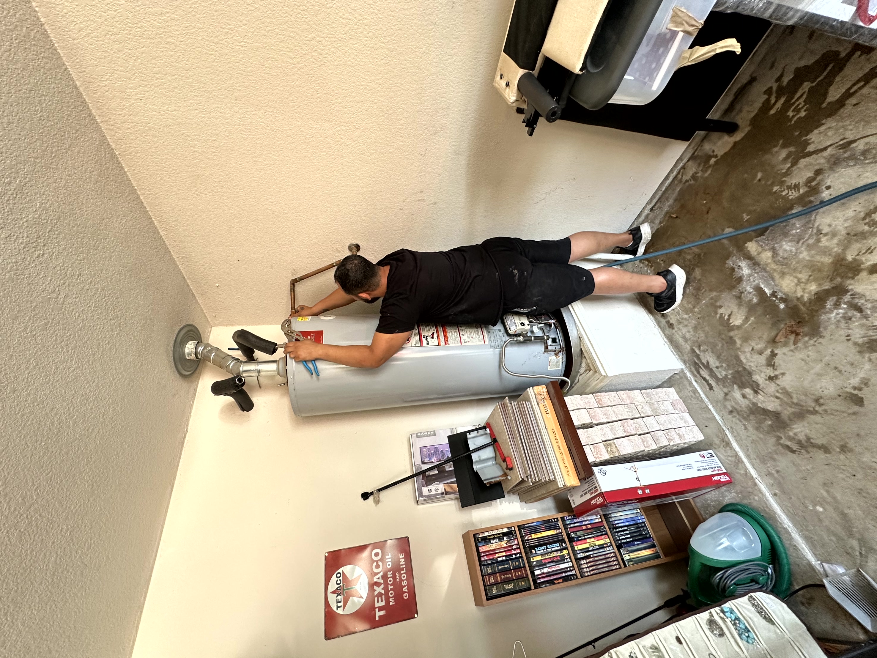 Water heater installation